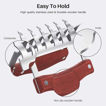 Meat Divider Tool 2PCS Multi Functional Shredder Separator BBQ Kitchen Cooking