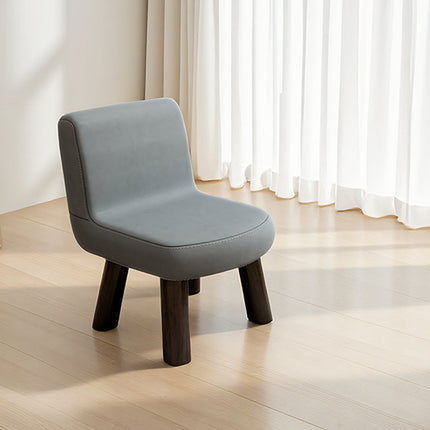 Home Use Low Stool Shoe Changing Stool with Backrest Comfortable Seat Durable