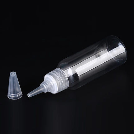 100pcs Needle Tip Plastic Bottles Transparent Squeeze Dispensing Bottle DIY Tool