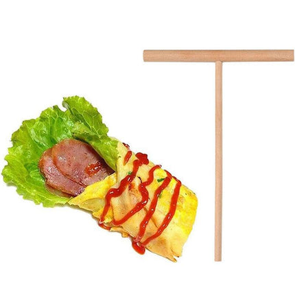1/2X DIY Wood Spreader Stick for Crepe Pancake & Pita Batter - Aimall