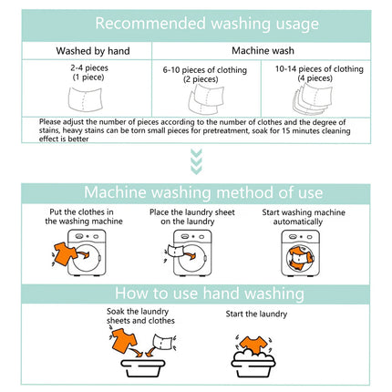 Laundry Tablets Set Portable Cleaning Pods Concentrated for Household Washing