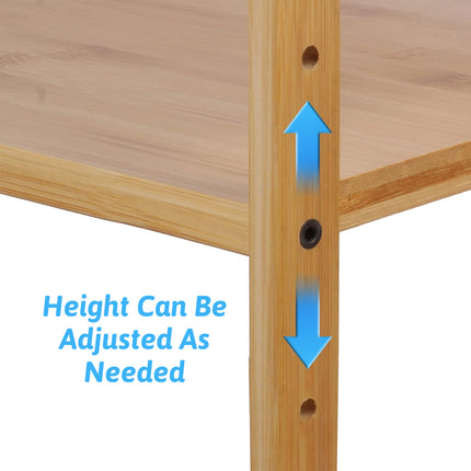 Expandable Microwave Oven Rack Shelf Adjustable Width Height Sturdy Durable