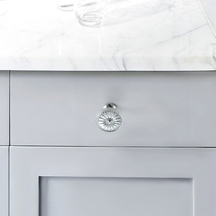 Cabinet Door Handle Round Single Hole Drawer Pull Cabinet Pattern for Furniture