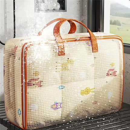 4pcs Large Capacity Quilt Storage Bags for Clothes Luggage Moving Organising Bag