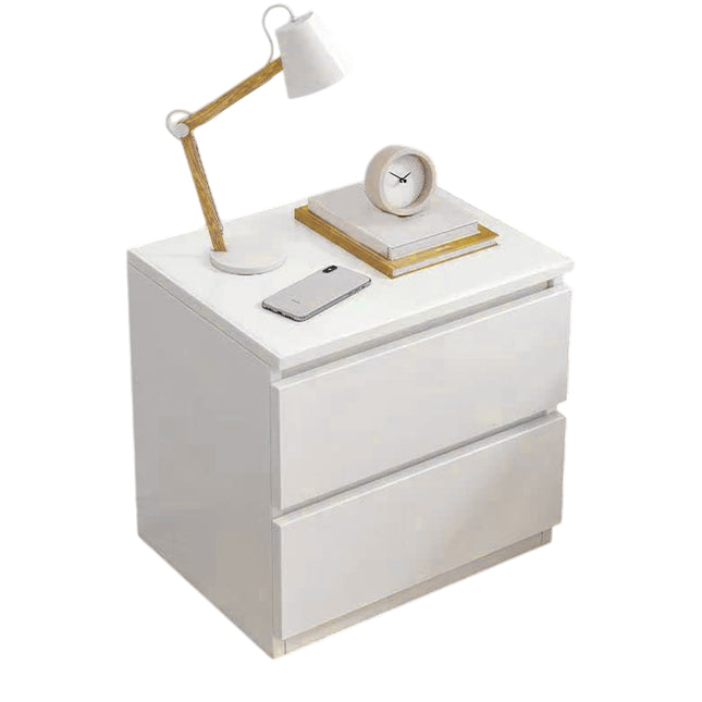 Small Nightstand Compact Bedside Table with Drawer for Bedroom Storage Organizer