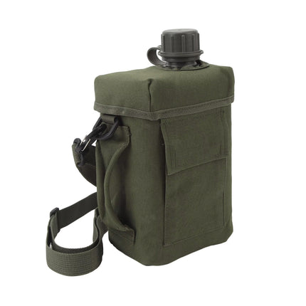 2 Litre Patrol Canteen with Cover and Strap Waterproof Outdoor Water Bottle