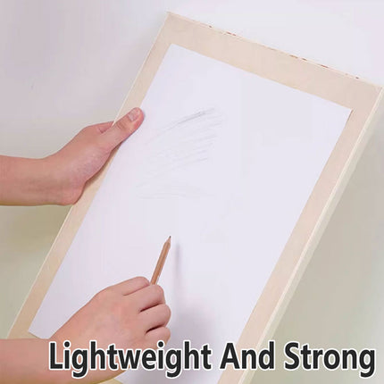 Drawing Board Set 4PCS Wooden Sketch Boards Artist Painting Panels For Studio