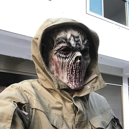 Halloween Scary Latex Mask Full Head Alien Monster Horror Costume Fancy Dress Party
