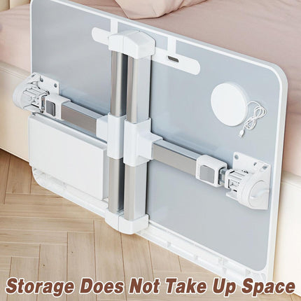Adjustable Laptop Bed Tray Desk with USB Charging Port for Work and Study