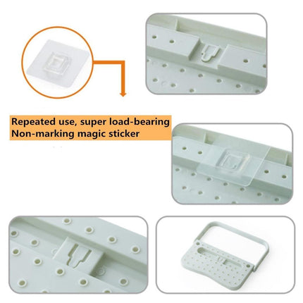 8pcs Wall Mounted Shoe Storage Rack Hanging Shelf Shoe Organizer Holder for Home