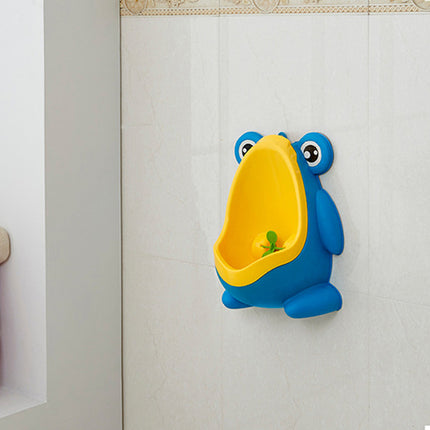 Wall Mounted Frog Urinal for Young Users Toilet Training Standing Potty Solution