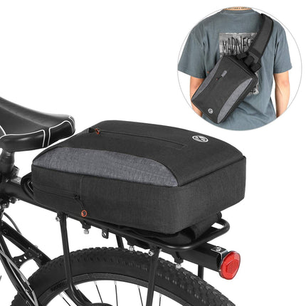 Large Capacity Velcro Design Cycling Bike Front Bag Waterproof Easy To Use