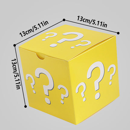 50pcs Blind Box Empty Gift Box Surprise Carton Packaging Mystery Prize Storage