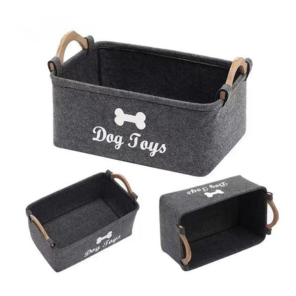 2pcs Felt Storage Baskets Desktop Organization Frames Home Office Organizer