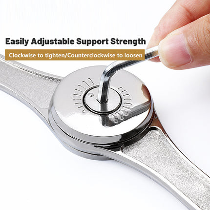 2 PCS Folding Lid Lift Up Stay Support Buffer Stop Hinge Silver With Soft-Close