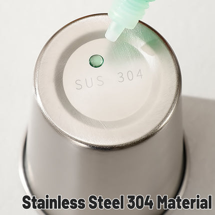 Stainless Steel Cups 8PCS Beer Water Coffee Milk Tea Mugs Reusable Drinkware