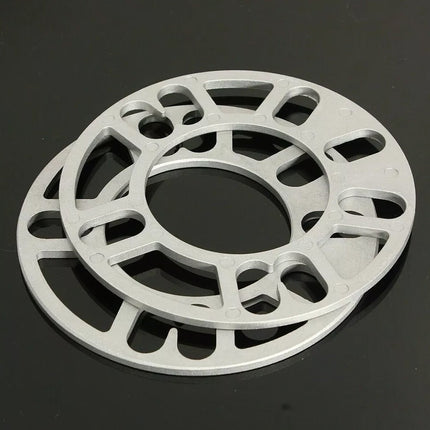 Alloy Wheel Spacers Set 4PCS Universal Fit 5MM Thickness Rim Shim Adapters Kit