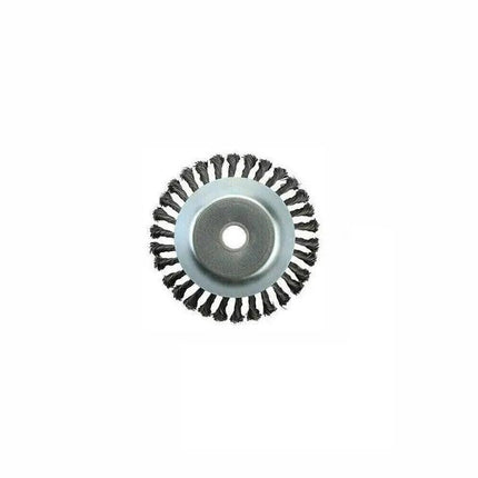 6/8" Weed Brush Steel Wire Trimmer Wheel Garden LawnMower Head Tool Grass Cutter - Aimall