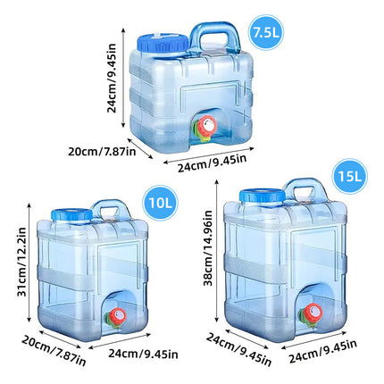 Outdoor Water Bucket Household Storage Car Water Tank Drinking Water Storage