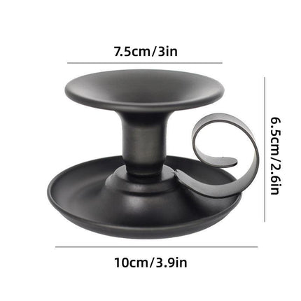 2pcs European Iron Candle Holders for Candlelight Dinner Decorative Lighting