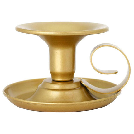 2pcs European Iron Candle Holders for Candlelight Dinner Decorative Lighting