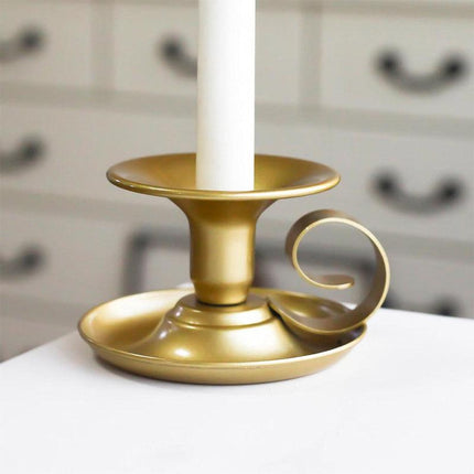 2pcs European Iron Candle Holders for Candlelight Dinner Decorative Lighting
