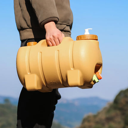 Portable Outdoor Camping Water Storage Tank With Faucet For Car Hiking Travel