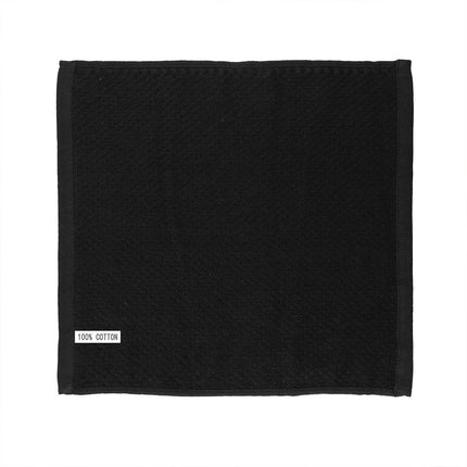 12PCS Cotton Dish Towel Set Black White Checkered Kitchen Napkin Cleaning Cloths