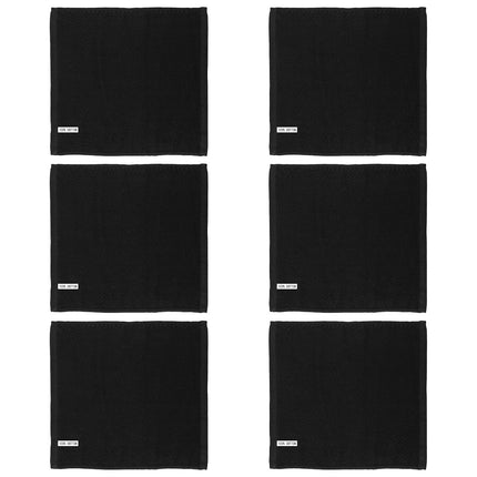 12PCS Cotton Dish Towel Set Black White Checkered Kitchen Napkin Cleaning Cloths