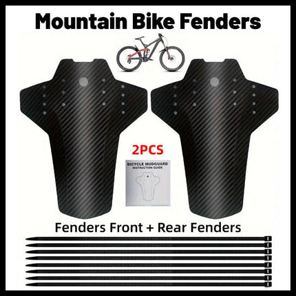 2pcs Mountain Bike Fenders Cycling Mudguard Bike Accessories MTB Road Cycling