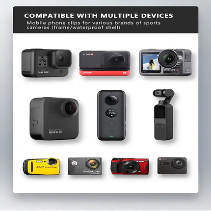 Motorcycle Phone Camera Mount Anti Shake for Bike Scooter GPS Navigation Secure