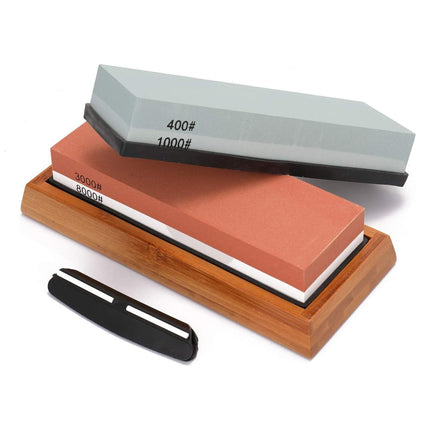 Household Sharpening Stone Kitchen Knife Oilstone Coarse Fine Grind Whetstone
