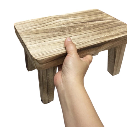Solid Wood Small Bench Living Room Low Stool Shoe Bench Sturdy Durable Practical