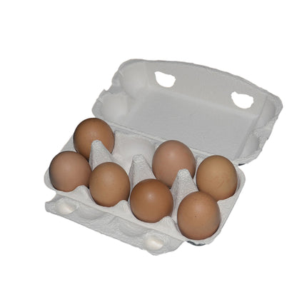 200PCS Paper Egg Tray 8 Slot Molded Pulp Leak-Proof for Egg Packaging Use