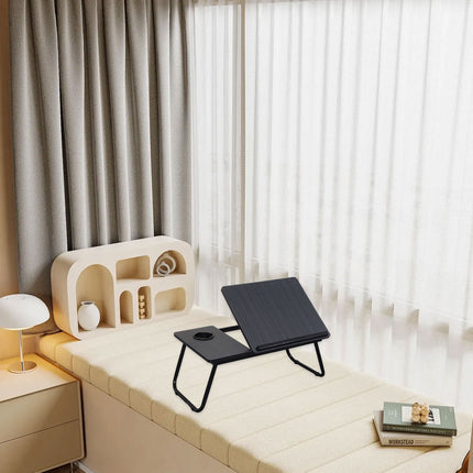 Small Bedside Table Multifunctional Foldable Desk Portable Folding Bedside Tray
