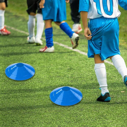 60 Pack Sports Training Discs Markers Cones Soccer Rugby Fitness Exercise - Aimall