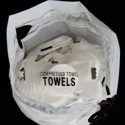 Compressed Face Towel 50pcs Portable Travel Wipes Coin Tissue Skincare Cleaning
