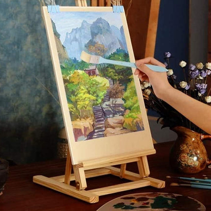 Wooden Easel Stand Tripod Painting Easels Art Display Wedding Shop Display
