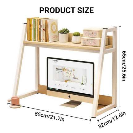 2/3 Layer Desktop Shelf Space Saving Storage Rack Durable for Office Home Desk