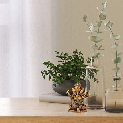 Thai Elephant Resin Ornament for Home Office Desktop Zen Spiritual Decoration