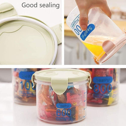 9-Piece Set Food Storage Sealed Lid Container Kitchen Canister Set Organiser