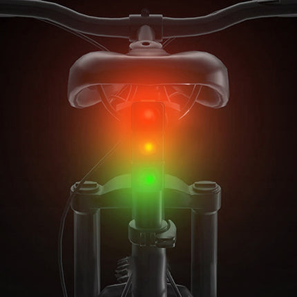 USB Rechargeable Bike Tail Light LED Rear Warning Lamp for Night Cycling