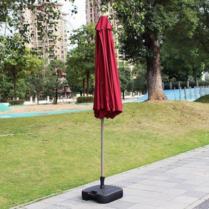 Garden Parasol Umbrella with Base 2.7m Burgundy