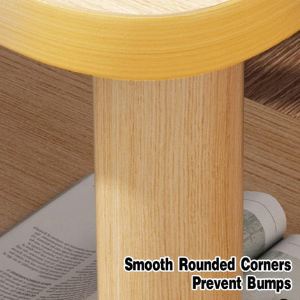 Coffee Table Bedside Nightstand Mini Side Table Home Storage Shelf Furniture