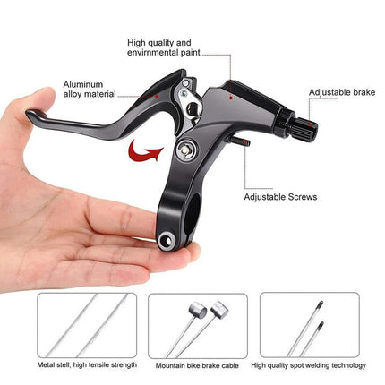 Mountain Bike V Brake Set Road Bicycle Front Rear Brake Kit Aluminum Parts Use
