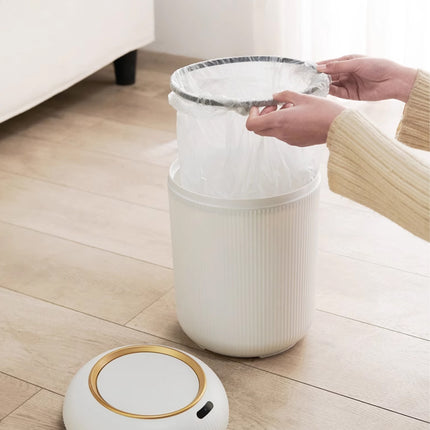 Smart Sensor Trash Can 9.5L Round Automatic Bin For Kitchen Bathroom Bedroom