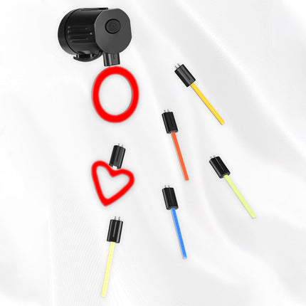 8pcs Bicycle Taillights Cycling Safety Indicator Lights LED Waterproof for Night