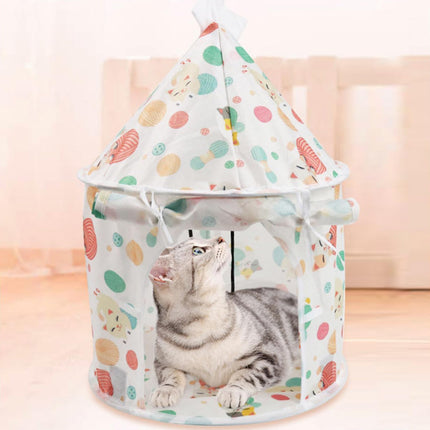 Cat Play Tunnel Foldable Tent Tube Interactive Drilling Tunnel Toy Indoor Pets