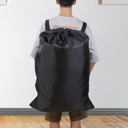 Backpack Laundry Bag Polyester Drawstring Storage Bag for Students Travel