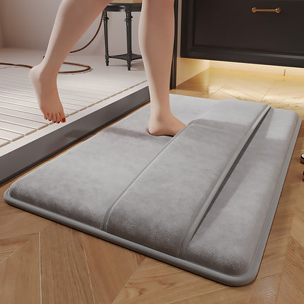 Shower Absorbent Mat Non Slip Quick Dry Soft for Bathroom Bathtub Shower Floor